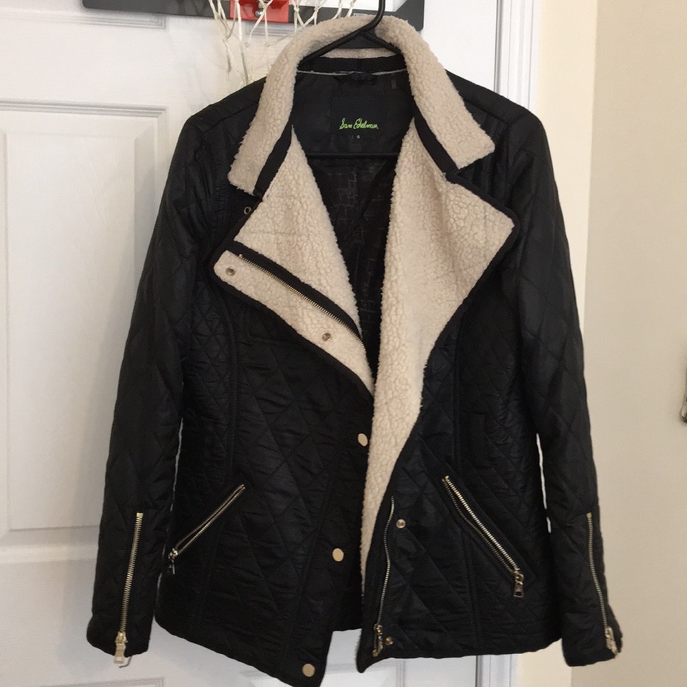 Sam Edelman Rylie quilted Jacket w/ Sherpa Inner